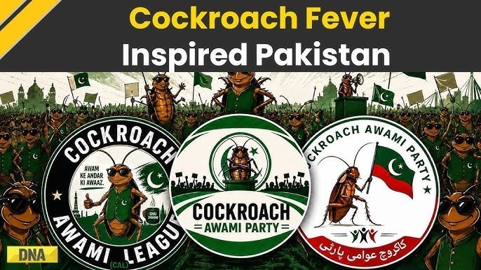Cross-Border Infestation: India’s Viral “Cockroach Janta Party” Sparks Satirical Movement in Pakistan