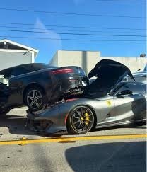 Ultra-Rare Ferrari Worth ₹23 Crore Wrecked in Malibu Collision