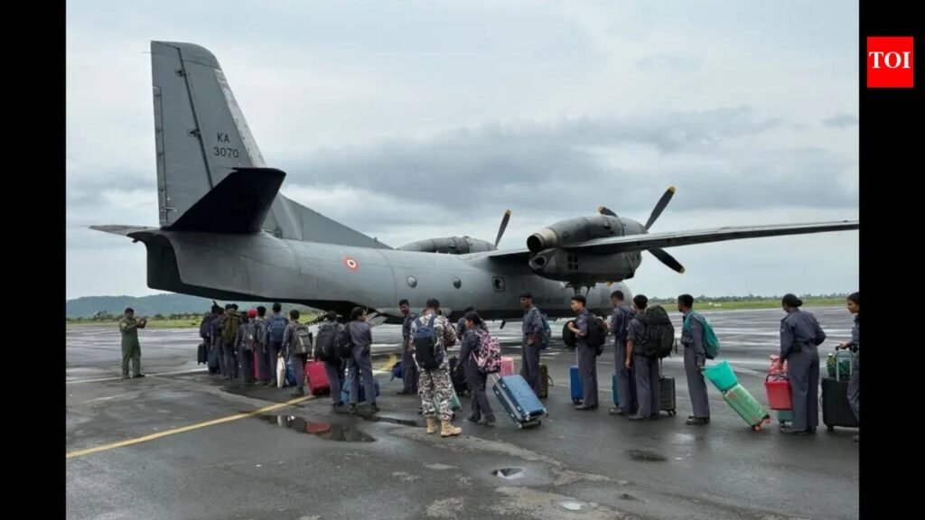 Stranded in Imphal: IAF Airlifts 132 NCC Cadets Amid Manipur Road Blockades