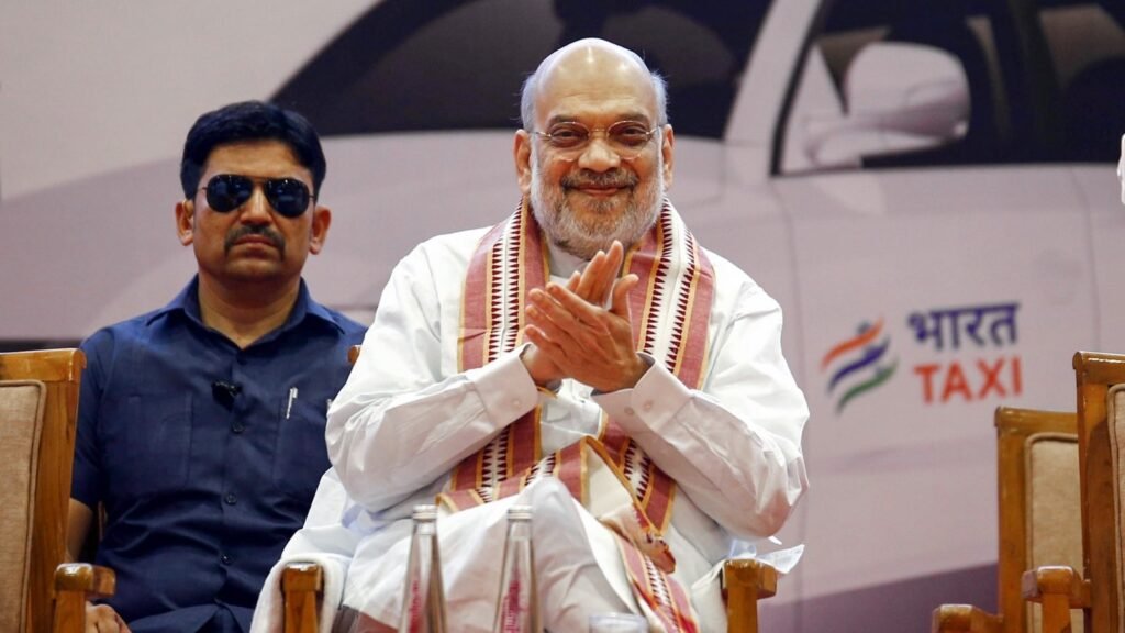 Amit Shah Launches ‘Bharat Taxi’ in Gujarat, Accuses Private Aggregators of Exploitation