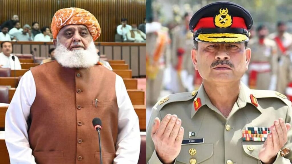 “Take Off Your Uniform and Fight Elections”: JUI-F Chief Dares Pakistan Army Chief Asim Munir