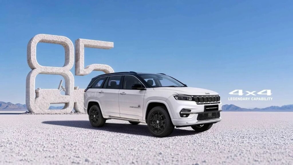 Jeep Meridian 85th Anniversary Edition Debuts in India at ₹36.05 Lakh