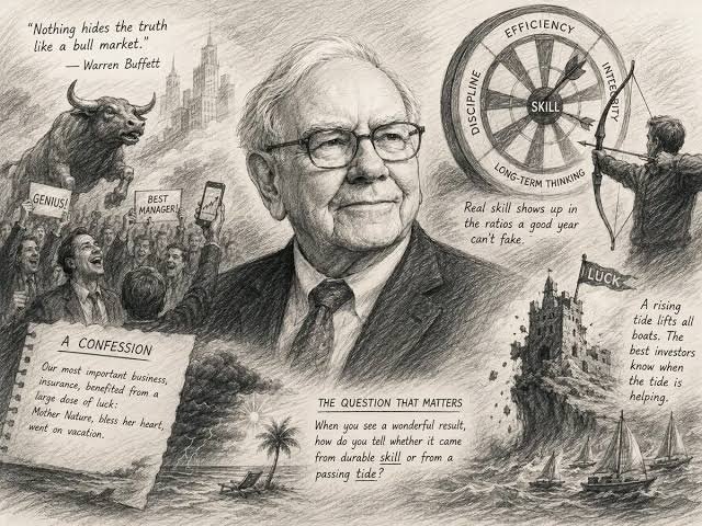 Skill vs. Luck: How Warren Buffett Distinguishes Great Investors in Any Market