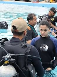 Rashmika Mandanna Bridges Depths and Danger for India’s First Female-Led Underwater Fight Scene