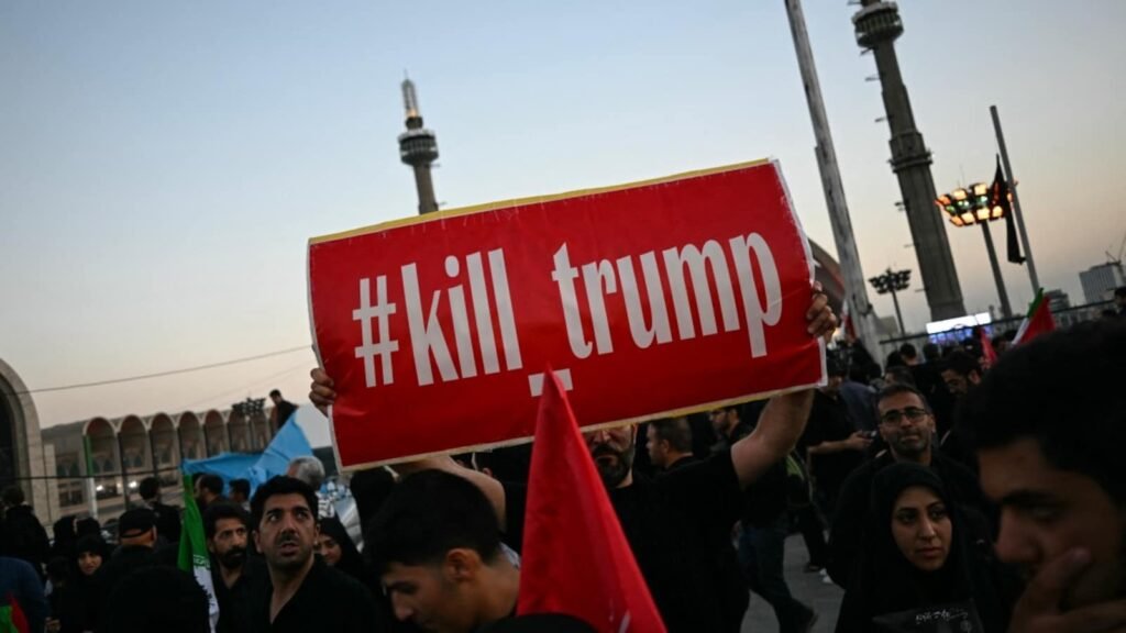 “Kill Trump” Banners and Slogans for Revenge Dominate Ayatollah Khamenei’s Mass Funeral in Tehran