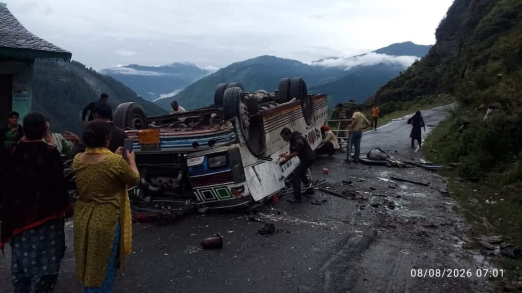 Fatal Bus Accident in Himachal’s Chamba Leaves 8 Dead, 10 Injured