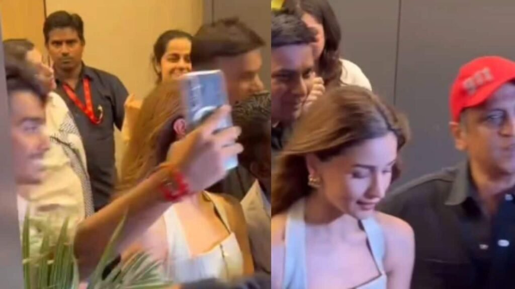 Alia Bhatt’s Bodyguard Pushes Fan Twice for Trying to Take a Selfie