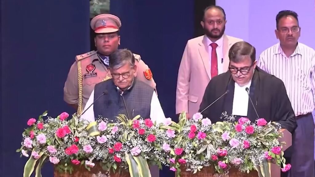 Justice Ashwani Kumar Mishra Sworn In As Punjab And Haryana High Court Chief Justice