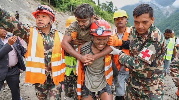 Two Workers Rescued Alive After Nine Days Trapped in Nepal Hydropower Tunnel