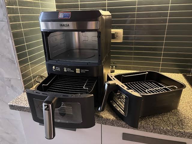 Inalsa NutriFry DuoSlim Review: Vertical Dual-Basket Air Fryer Changes Meal Prep