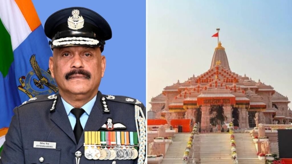 From Cockpit to Ayodhya: Retired Air Marshal Jeetendra Mishra Appointed First-Ever CEO of Ram Temple Trust