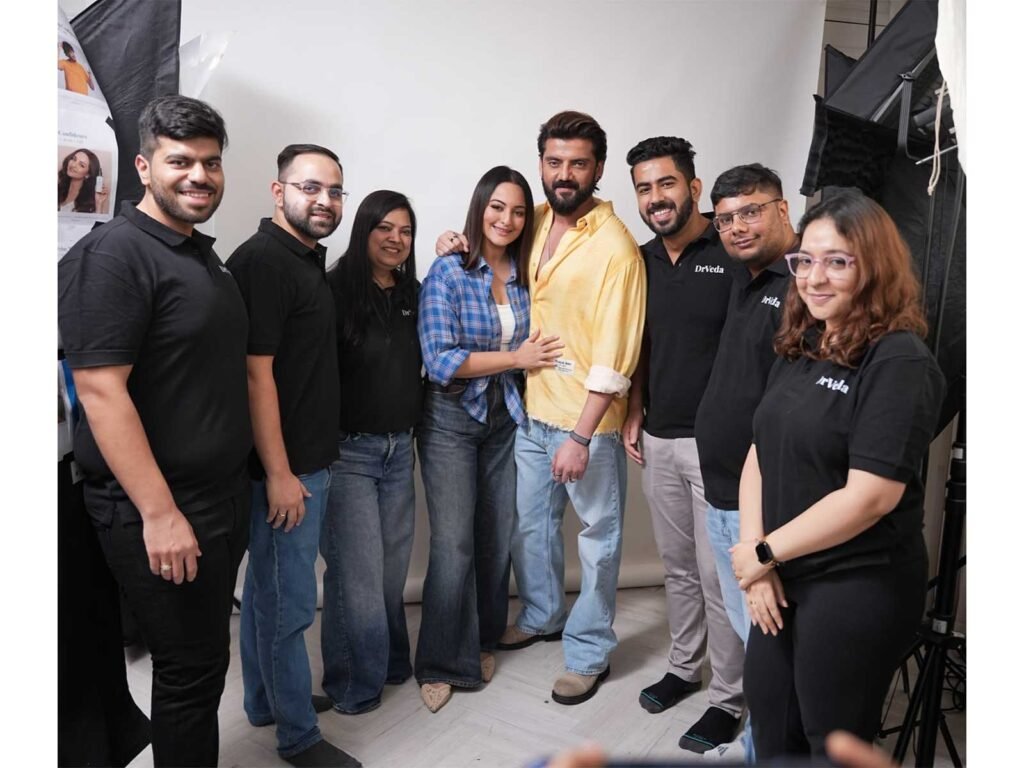 Sonakshi Sinha and Zaheer Iqbal Join DrVeda as Brand Campaign faces for Skincare and Haircare Portfolio Sonakshi Sinha and Zaheer Iqbal Join DrVeda as Brand Campaign faces for Skincare and Haircare Portfolio