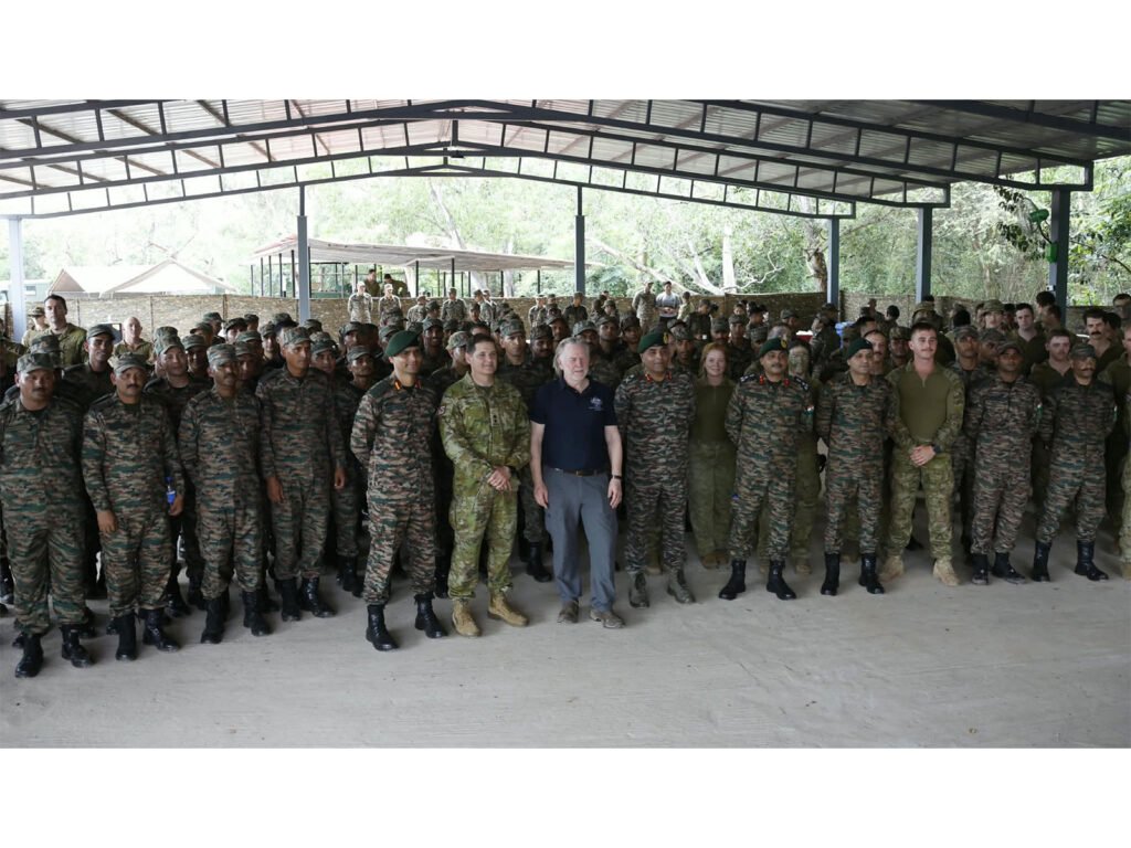 Australian High Commissioner to India Philip Green visits joint military exercise AUSTRAHIND 2026 in Keralam (Photo/X/@AusHCIndia)