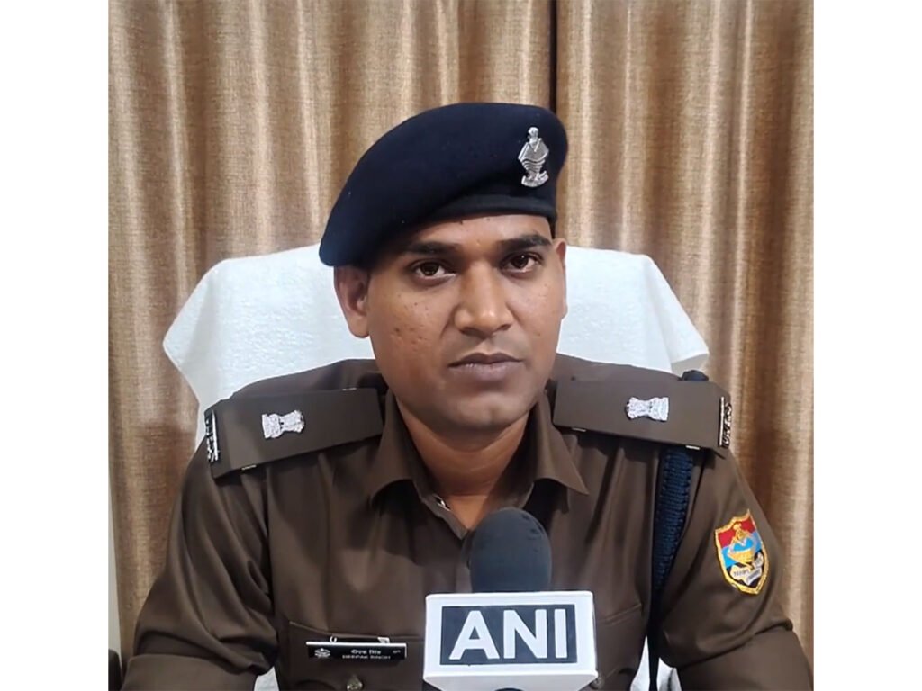 Deepak Singh, SP City, Haridwar on Urmila Sanawar arrest (Photo/ANI)