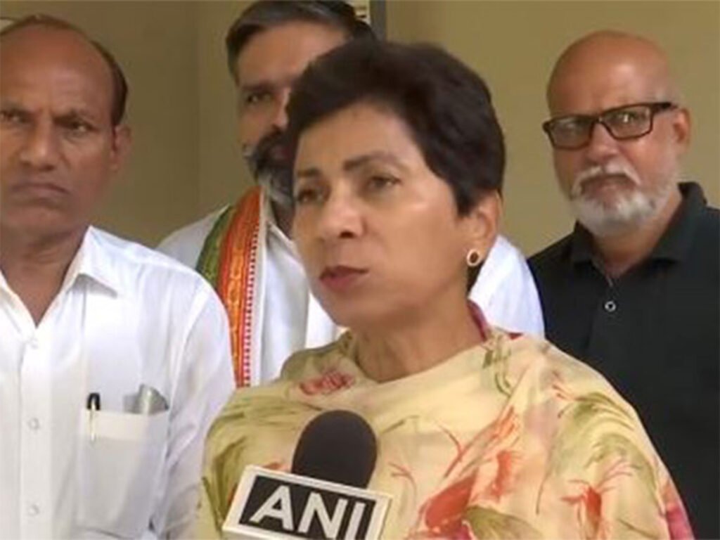 “Why was this action taken just before the narco test?” : Congress’s Kumari Selja targets BJP over Urmila Sanawar’s arrest Congress leader Kumari Selja (Photo/ANI)