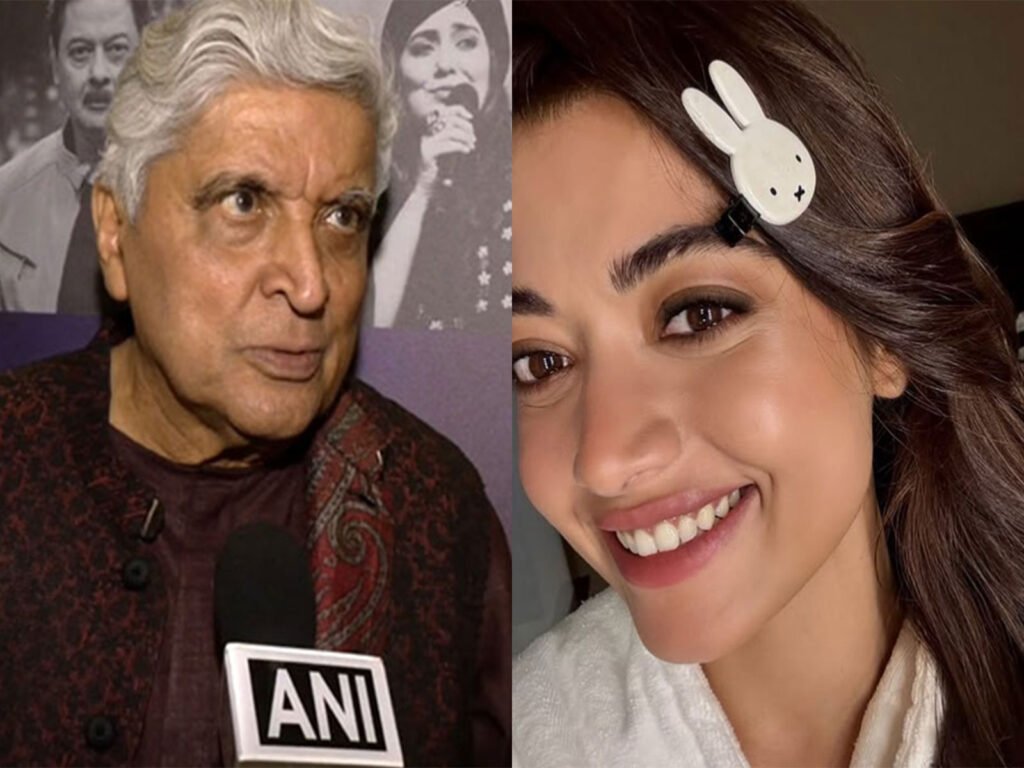 Javed Akhtar defends Rashmika Mandanna over her Hindi accent; calls out “fake and baseless linguistic superiority” Lyricist Javed Akhtar (L) Rashmika Mandanna (R) (Photos/ANI/Instagram/rashmika_mandanna)