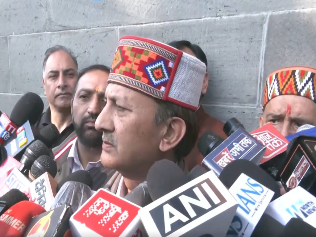 Himachal: BJP protests Kharge’s remarks on PM Modi in Shimla; clashes with police during effigy-burning attempt BJP Rajya Sabha MP Sikander Kumar (Photo: ANI)
