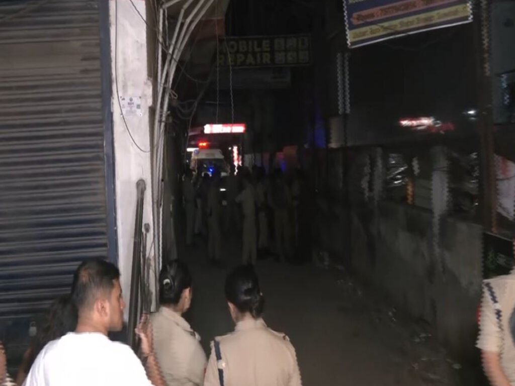 Assam: Five dead in firing incident near hotel in Ulubari area in Guwahati Visual from the spot (Photo/ANI)