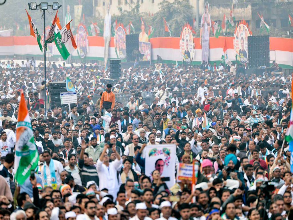 Delhi Police sets conditions for Congress rally at Ramlila Maidan on November 1 Congress rally against 'Vote Chori' (File Photo: ANI)