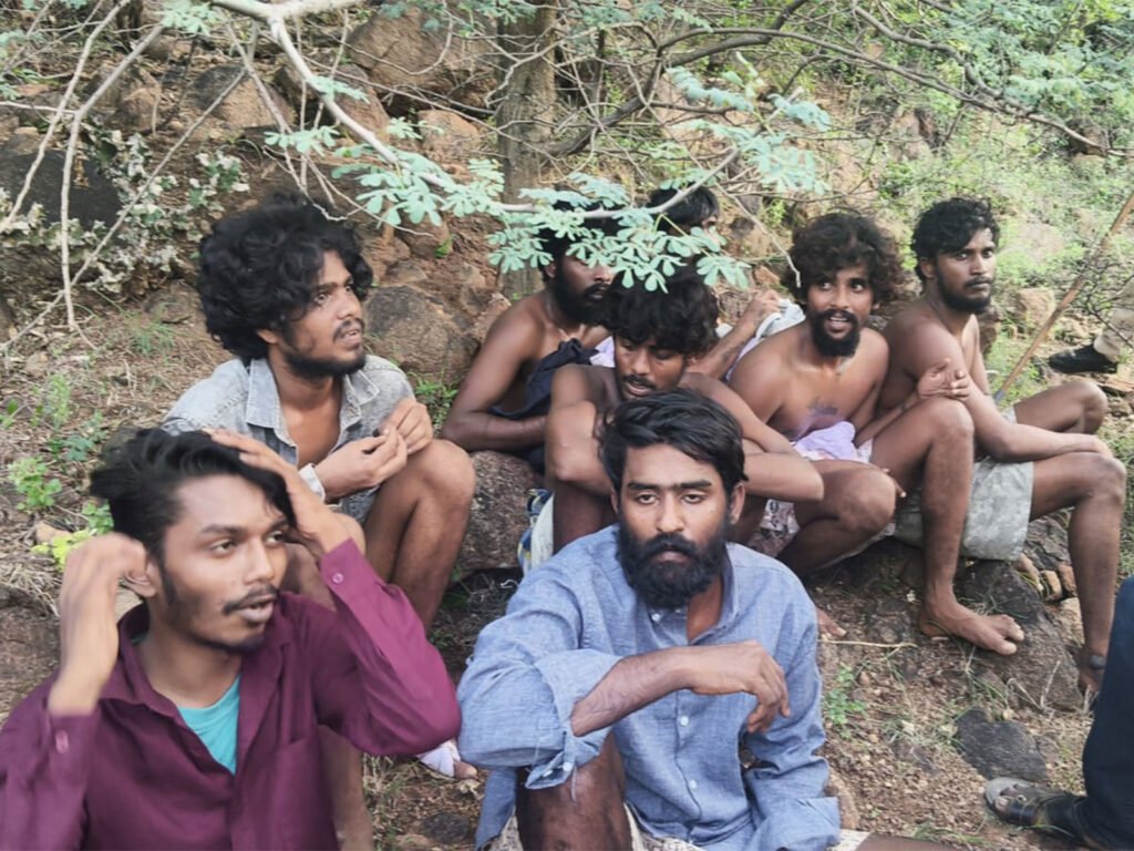 Escaped prisoners after arrest (Photo/ANI)