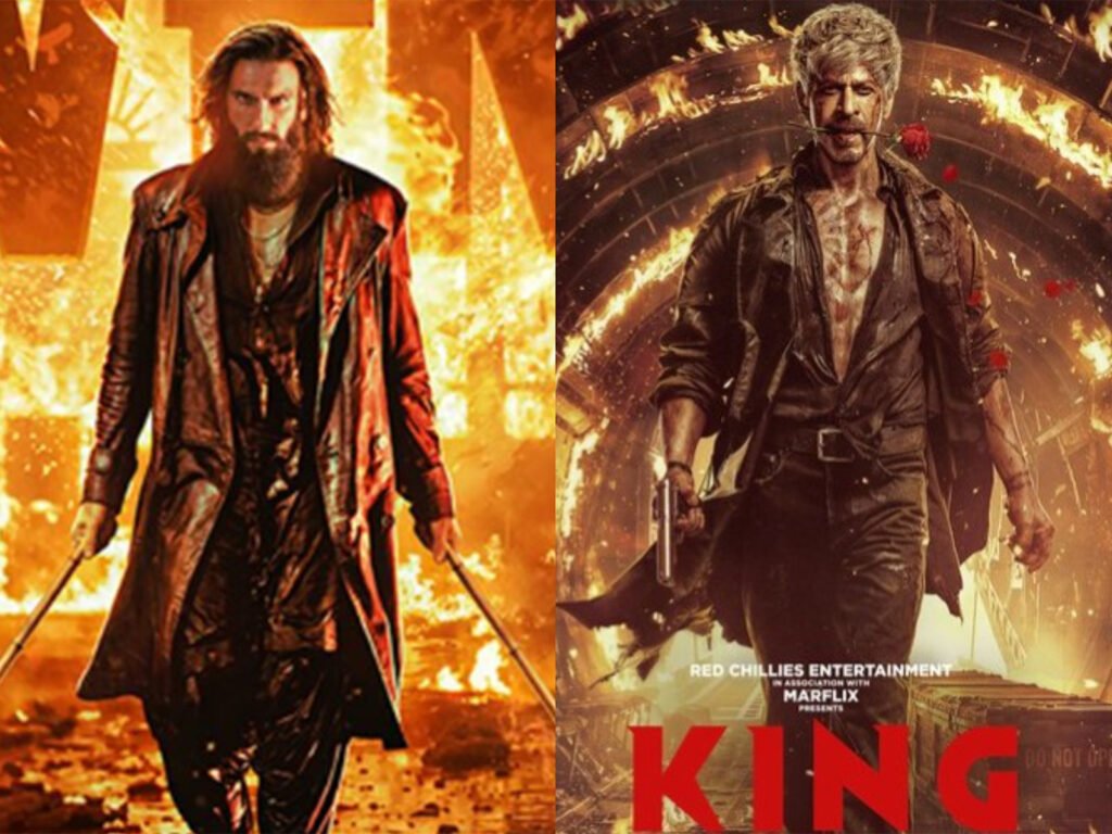 “Am I the only one?”: SRK’s ‘King’ poster sparks online debate over similarities with Ranveer Singh’s ‘Dhurandhar’ SRK's 'King' compared to Ranveer Singh's Dhurandhar (Photo/X@iamsrk/@officialjiostudios)