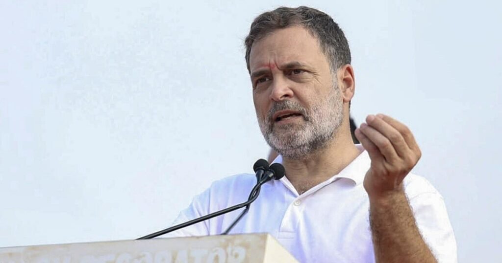 Rahul Gandhi Labels RSS “All-Male Cult”; BJP Hits Back, Citing Internal Representation